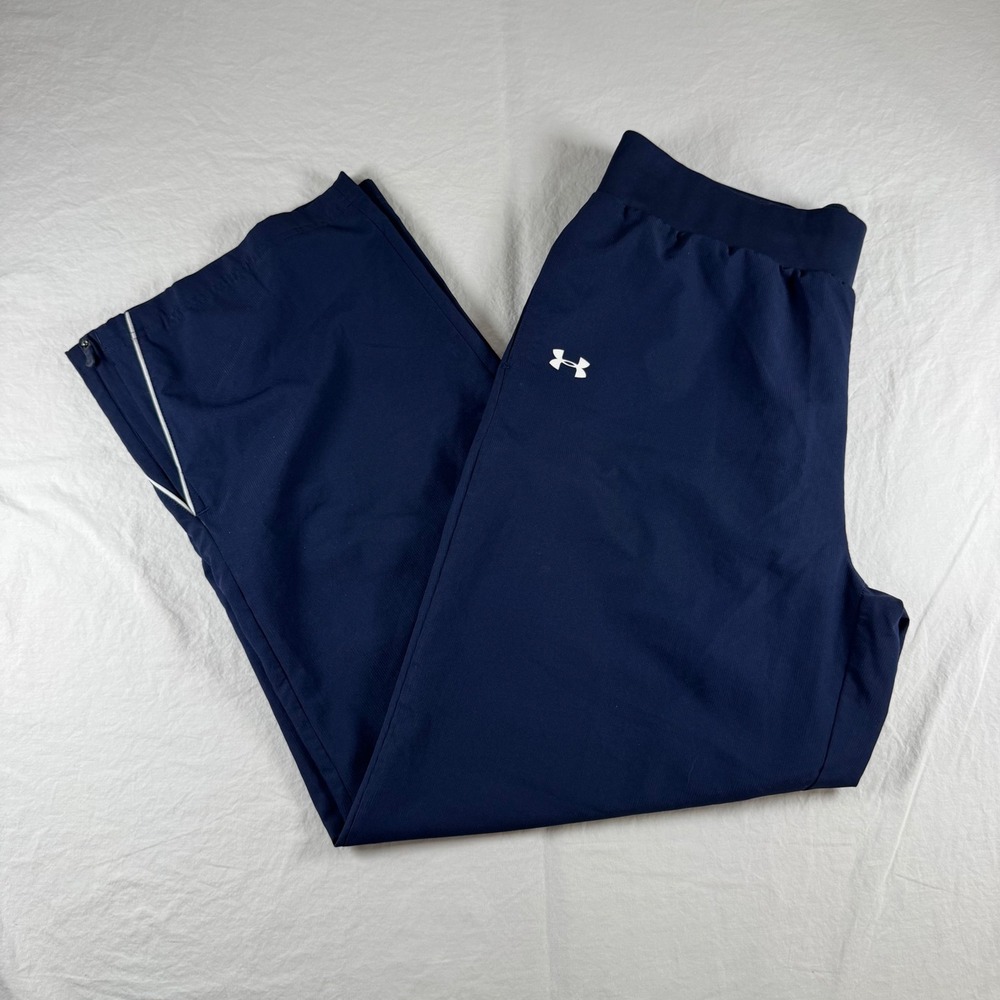 Under Armour Men's Size XL Navy Blue Loose Fit All Seasons Track Pants